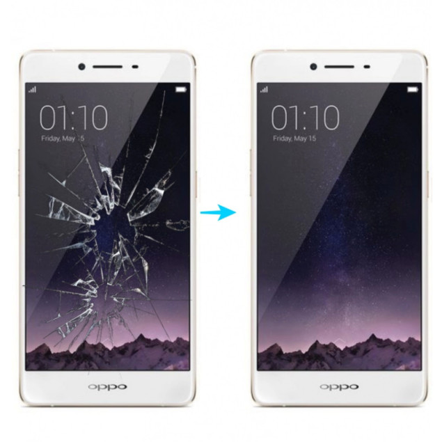 Cambiar pantalla movil Oppo R7S con garantia.Reparar movil Oppo