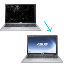 Cambiar pantalla portatil Asus R510I en Madrid. Arreglar pantalla Asus