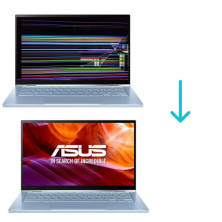 Cambiar pantalla de Portatil Asus Chromebook Z3400CT-H50132 en Madrid