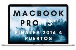 Reparar Macbook Pro Retina 13" Inch Late 2016 Cuatro puertos Thunderbolt 3