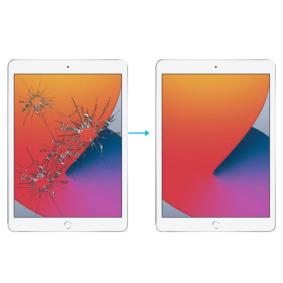 Reparar Cristal táctil de iPad 8 2020 - Color Blanco